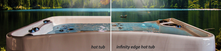Infinity Edge Design Hot Tubs From Coast Spas